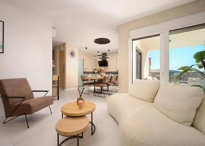 アパート Sea & Sky - Boutique Sea View Apartment With Large Terrace